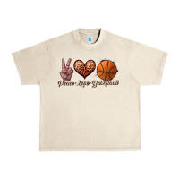 Sandshell peace love basketball Urban Heavy Tee - JahusDesignShop