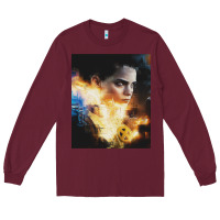 Burgundy nagasonic teenage warhead Long Sleeve Tee - tuanDangUi
