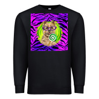 Black Halloween Cairn Terrier Dog Premium Sweatshirt - LillyAllenDesigns