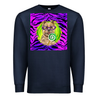 Navy Halloween Cairn Terrier Dog Premium Sweatshirt - LillyAllenDesigns