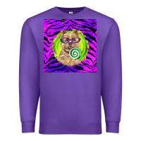 Purple Halloween Cairn Terrier Dog Premium Sweatshirt - LillyAllenDesigns