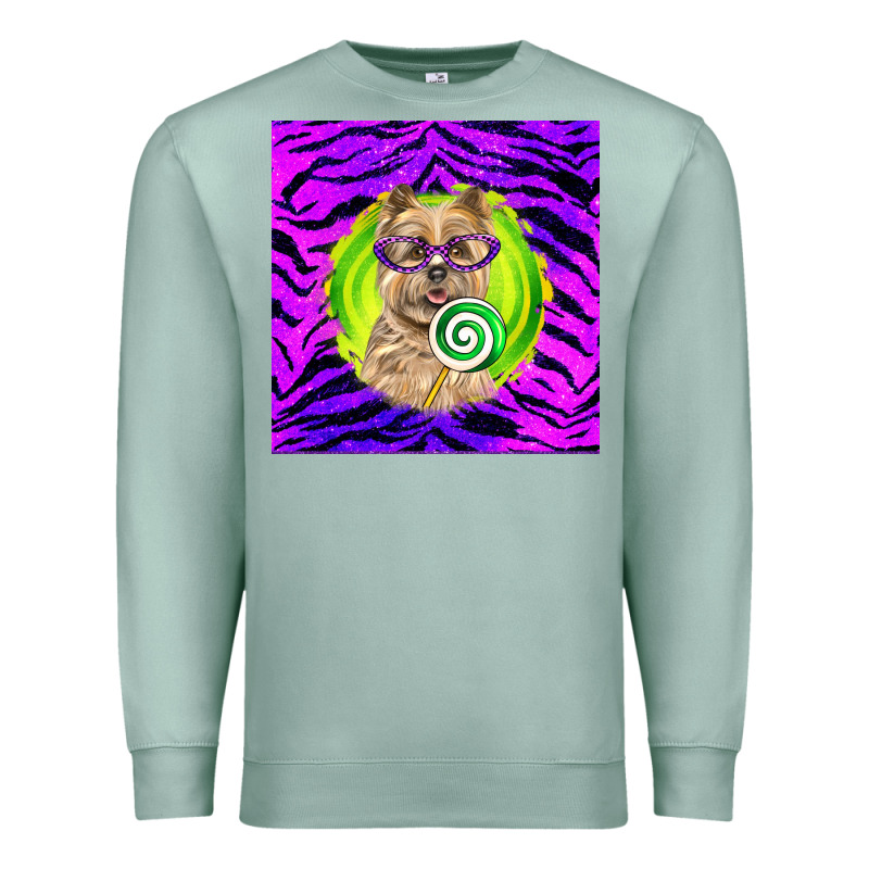Halloween Cairn Terrier Dog Premium Sweatshirt by LillyAllenDesigns | Teevron