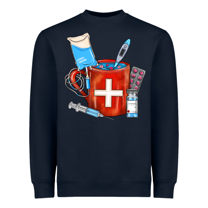 Nurse Coffee Mug Heavyweight Sweatshirt by FaDigitalArtStudio | Teevron