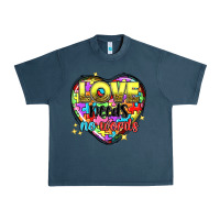 Midnight Navy love needs no words Urban Heavy Tee - NancyCooperArtShop