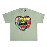 Oil Green love needs no words Urban Heavy Tee - NancyCooperArtShop