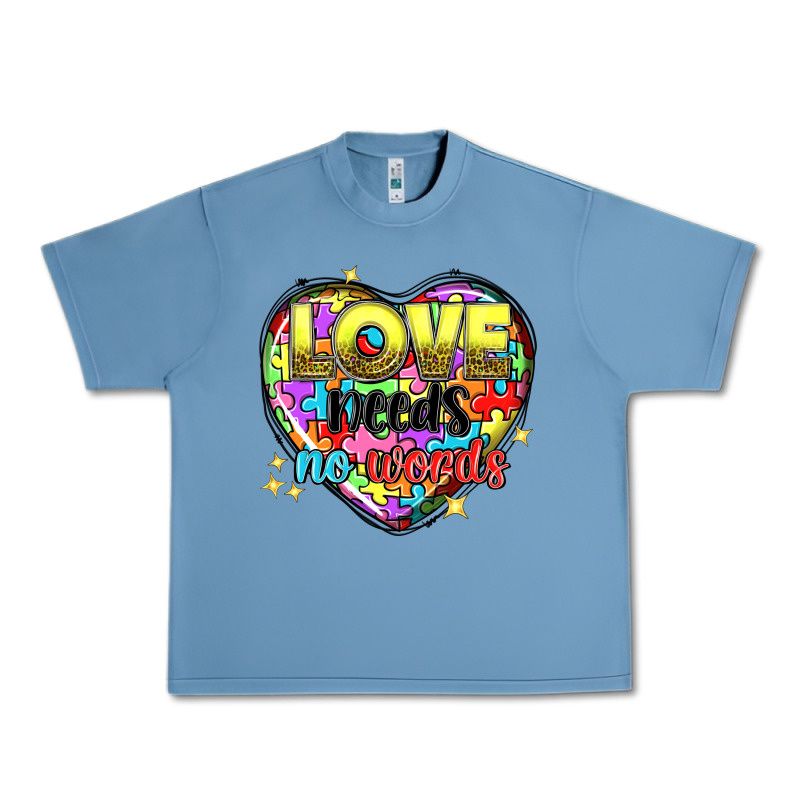 Love Needs No Words Urban Heavy Tee by NancyCooperArtShop | Teevron