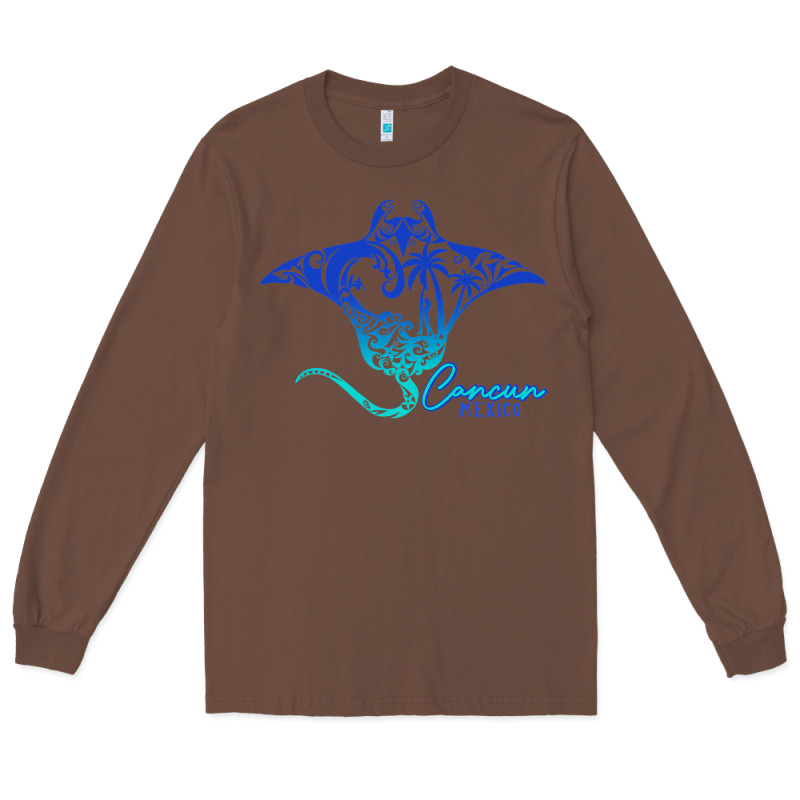 Cancun Sea Stingray Mexico Matching Family Vacatio Long Sleeve Tee by tuanDangUi | Teevron