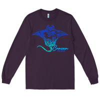 Plum Cancun Sea Stingray Mexico Matching Family Vacatio Long Sleeve Tee - tuanDangUi