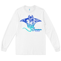 White Cancun Sea Stingray Mexico Matching Family Vacatio Long Sleeve Tee - tuanDangUi