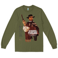 Army Green a fistful of dollars vintage Long Sleeve Tee - tuanDangUi