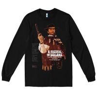 Black a fistful of dollars vintage Long Sleeve Tee - tuanDangUi