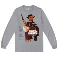 Heather Grey a fistful of dollars vintage Long Sleeve Tee - tuanDangUi
