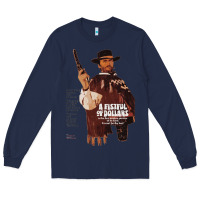 Navy a fistful of dollars vintage Long Sleeve Tee - tuanDangUi