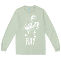Matcha ray lamontagne   white stencil 1 Long Sleeve Tee - tuanDangUi