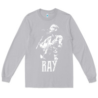 Moon Dust ray lamontagne   white stencil 1 Long Sleeve Tee - tuanDangUi