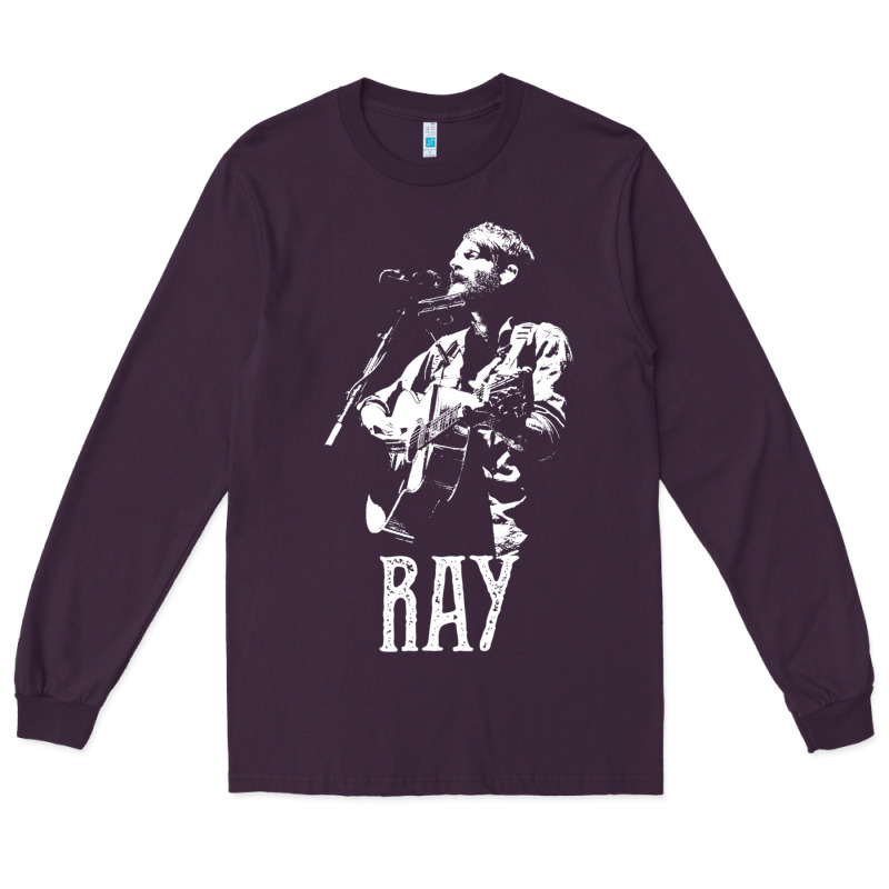Ray Lamontagne   White Stencil 1 Long Sleeve Tee by tuanDangUi | Teevron