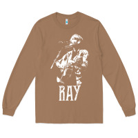 Toasted Coconut ray lamontagne   white stencil 1 Long Sleeve Tee - tuanDangUi