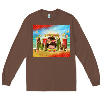 Chestnut summer mom Long Sleeve Tee - TumblerDesignByShophia
