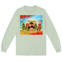 Matcha summer mom Long Sleeve Tee - TumblerDesignByShophia