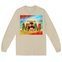 Mushroom summer mom Long Sleeve Tee - TumblerDesignByShophia