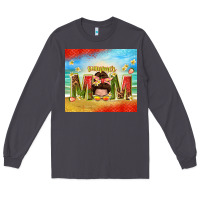 Smoke summer mom Long Sleeve Tee - TumblerDesignByShophia