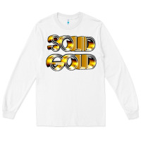 White solid gold 1980s tv show pop music Long Sleeve Tee - tuanDangUi