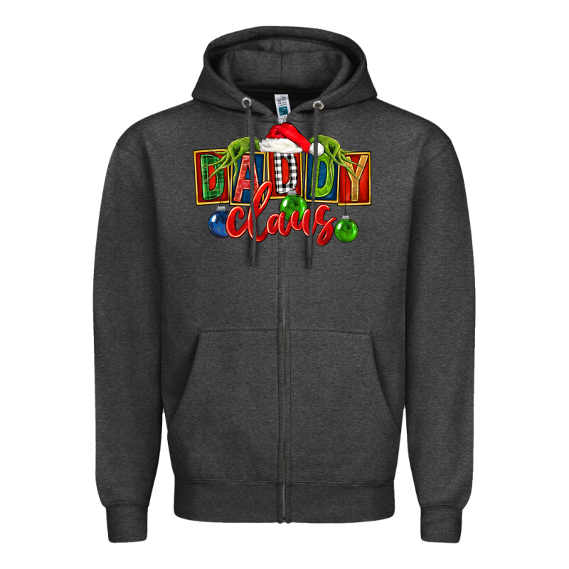Christmas Daddy Claus Zipper Hoodie by FaDigitalArtStudio | Teevron