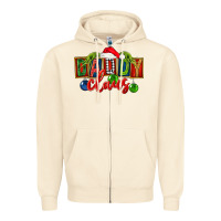 Sandshell Christmas daddy Claus Zipper Hoodie - FaDigitalArtStudio