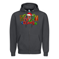Smoke Christmas daddy Claus Zipper Hoodie - FaDigitalArtStudio