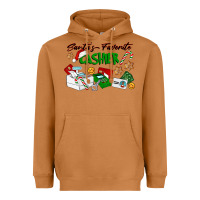 Meerkat Santa's Favorite Cashier Heavyweight Hoodie - LillyAllenDesigns