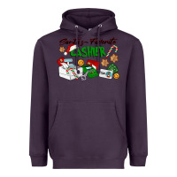 Plum Santa's Favorite Cashier Heavyweight Hoodie - LillyAllenDesigns