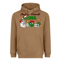 Toasted Coconut Santa's Favorite Cashier Heavyweight Hoodie - LillyAllenDesigns