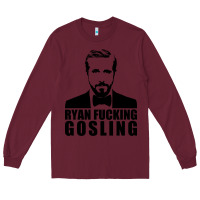 Burgundy ryan fucking gosling Long Sleeve Tee - tuanDangUi
