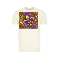 Vintage Arctic Mardi Gras fleur de lis Vintage Tee - NancyCooperArtShop