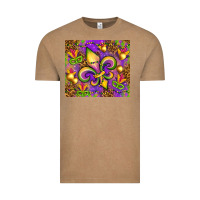 Mardi Gras Fleur De Lis Vintage Tee | Teevron