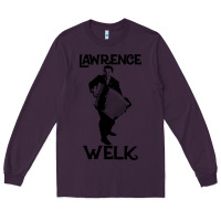Plum lawrence welk   name   the black stencil Long Sleeve Tee - tuanDangUi