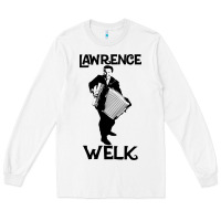 White lawrence welk   name   the black stencil Long Sleeve Tee - tuanDangUi