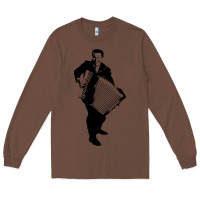 Chestnut lawrence welk   no name   the black stencil Long Sleeve Tee - tuanDangUi