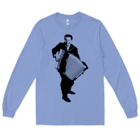 Colony Blue lawrence welk   no name   the black stencil Long Sleeve Tee - tuanDangUi