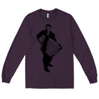 Plum lawrence welk   no name   the black stencil Long Sleeve Tee - tuanDangUi