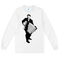 White lawrence welk   no name   the black stencil Long Sleeve Tee - tuanDangUi