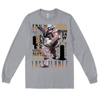 Heather Grey lost planet Long Sleeve Tee - tuanDangUi