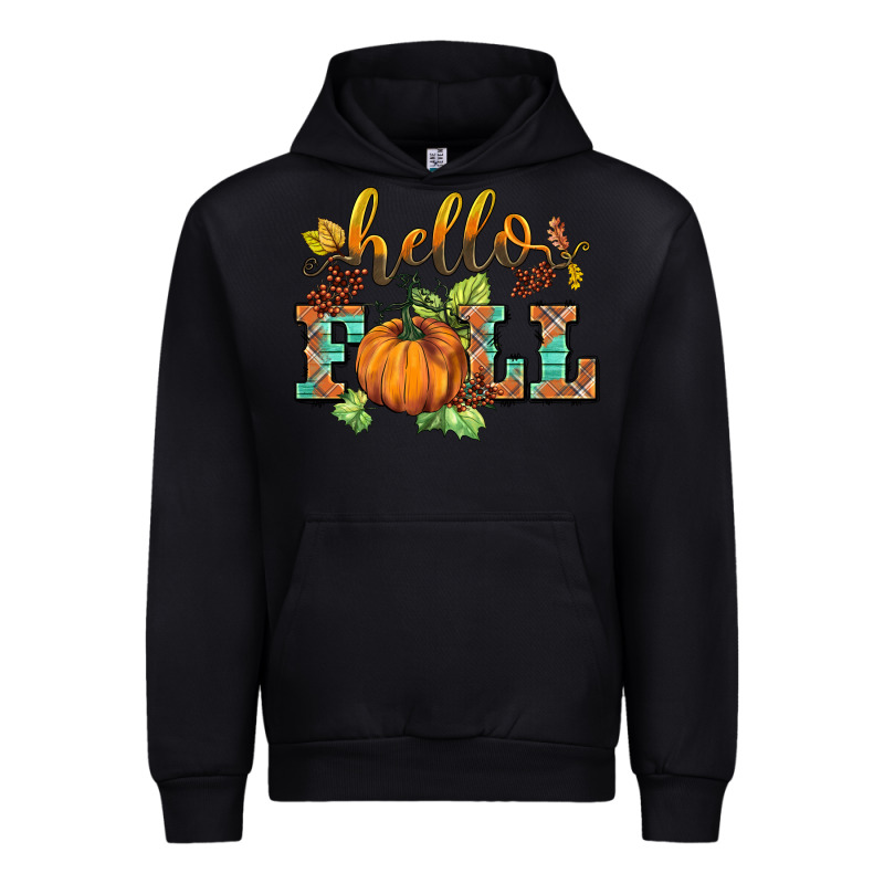 Hello Fall Pumpkin Urban Hoodie by BarkalooDesign | Teevron