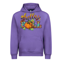 Tulip hello fall pumpkin Urban Hoodie - BarkalooDesign