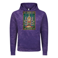 Cloud Purple my chakras are aligned af vintage yoga meditation Vintage Hoodie - tuanDangUi