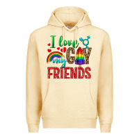 Pina Colada I Love My Gay Friends Premium Hoodie - BundleAndBundleShop