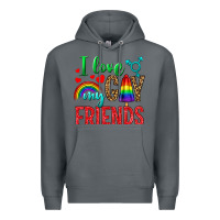 Rock I Love My Gay Friends Premium Hoodie - BundleAndBundleShop