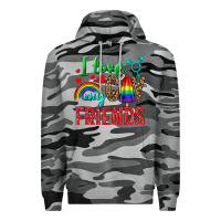Slate Camo I Love My Gay Friends Premium Hoodie - BundleAndBundleShop