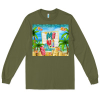 Army Green summer mini Long Sleeve Tee - TumblerDesignByShophia