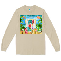 Mushroom summer mini Long Sleeve Tee - TumblerDesignByShophia